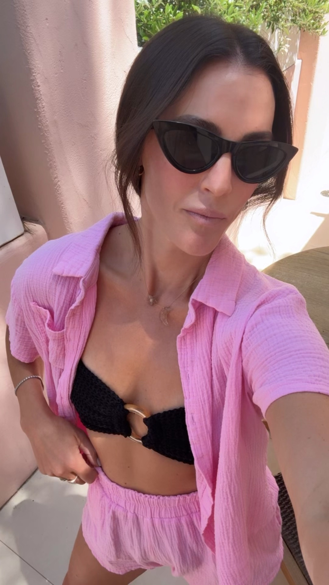 Summer short set from Amazon - wearing a small 😎

Vacation
Beach
Pool
Summer outfit 
Swimsuit

#LTKSwim #LTKootd