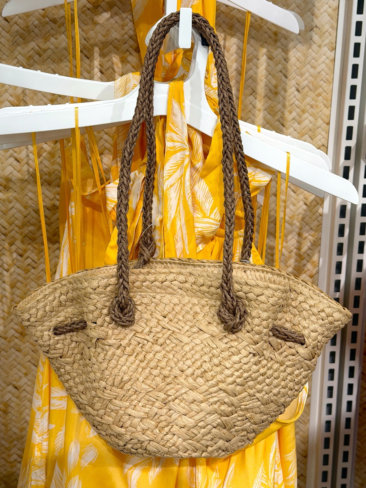 New at Target! 🎯 The Straw Bead Charm Mini Fan Tote Bag from A New Day is such a cute little summer accessory. ☀️The woven straw design with colorful bead charms gives it the perfect fun, boho vibe for a beach day or vacation outfit. 🏝️ A sweet mini tote for carrying your sunny day essentials. Linked this bag and similar summer styles! 😍 #TargetFind #SummerBag #StrawBag

#LTKSaleAlert #LTKSeasonal #LTKMothersDay