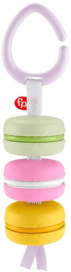 Fisher-Price Baby Toy My First Macaron Pretend Food Rattle Activity for Sensory Developmental Pla... | Amazon (US)