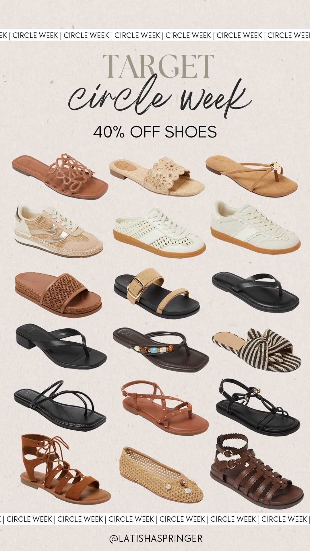 Target circle week 40% off shoes!

#targetfinds

Target finds. Target deals. Target new arrivals. Target spring shoes. Target spring sandals  

#LTKSaleAlert #LTKootd #LTKSeasonal