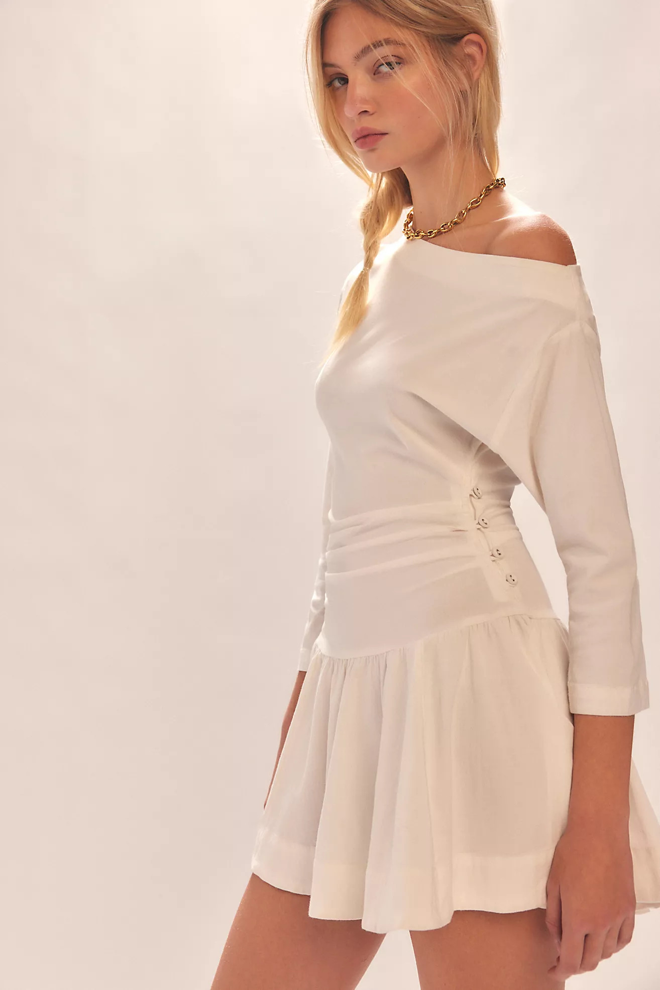 Junie Drop-Waist Mini Dress | Free People (Global - UK&FR Excluded)