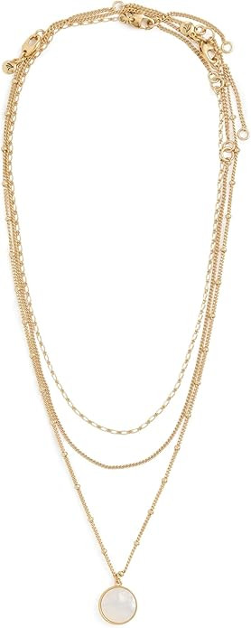 Madewell Women's Three-Pack Mother of Pearl Necklace Set | Amazon (US)