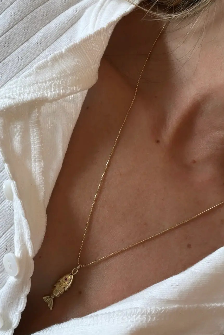 Gold Fish Ball Chain Necklace (Women) | Nordstrom | Nordstrom