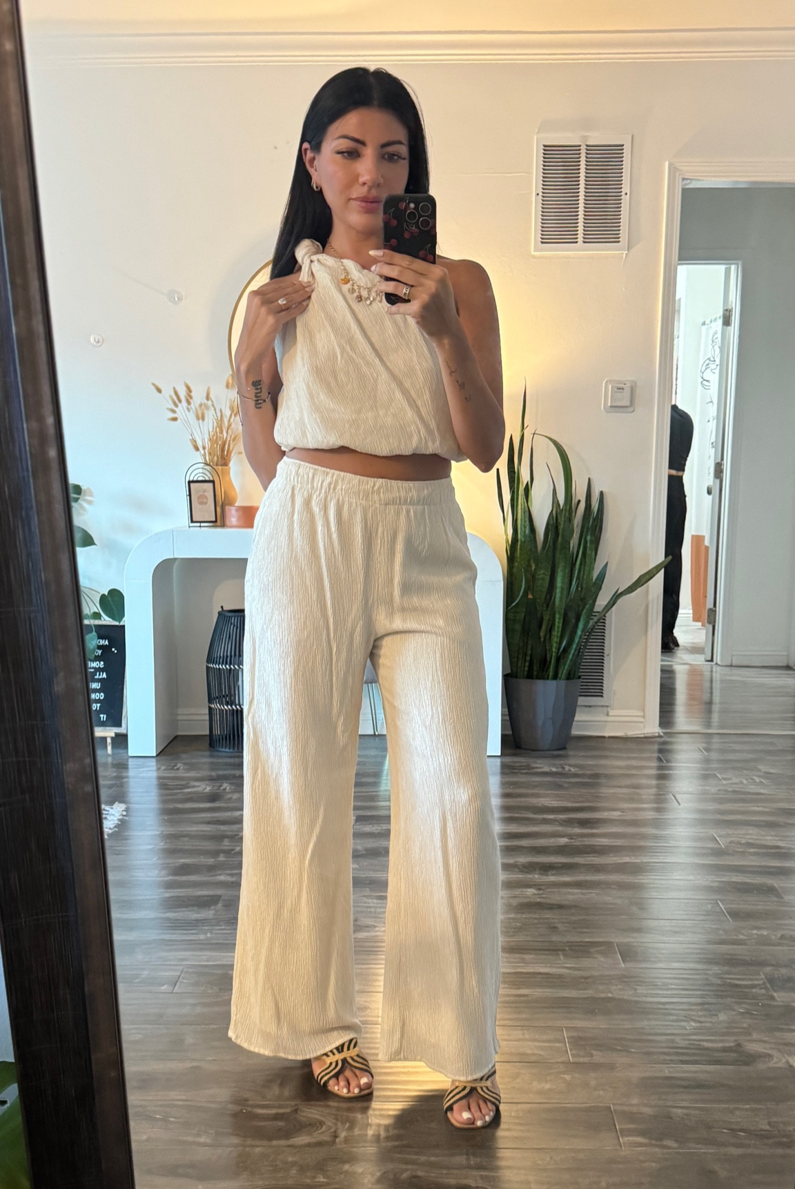 The most comfy set for date night or brunch. It’s very breathable and stretchy while feeling expensive. It was perfect for a congratulatory dinner on our engagement 💍

#LTKStyleTip #LTKTravel #LTKFallSale