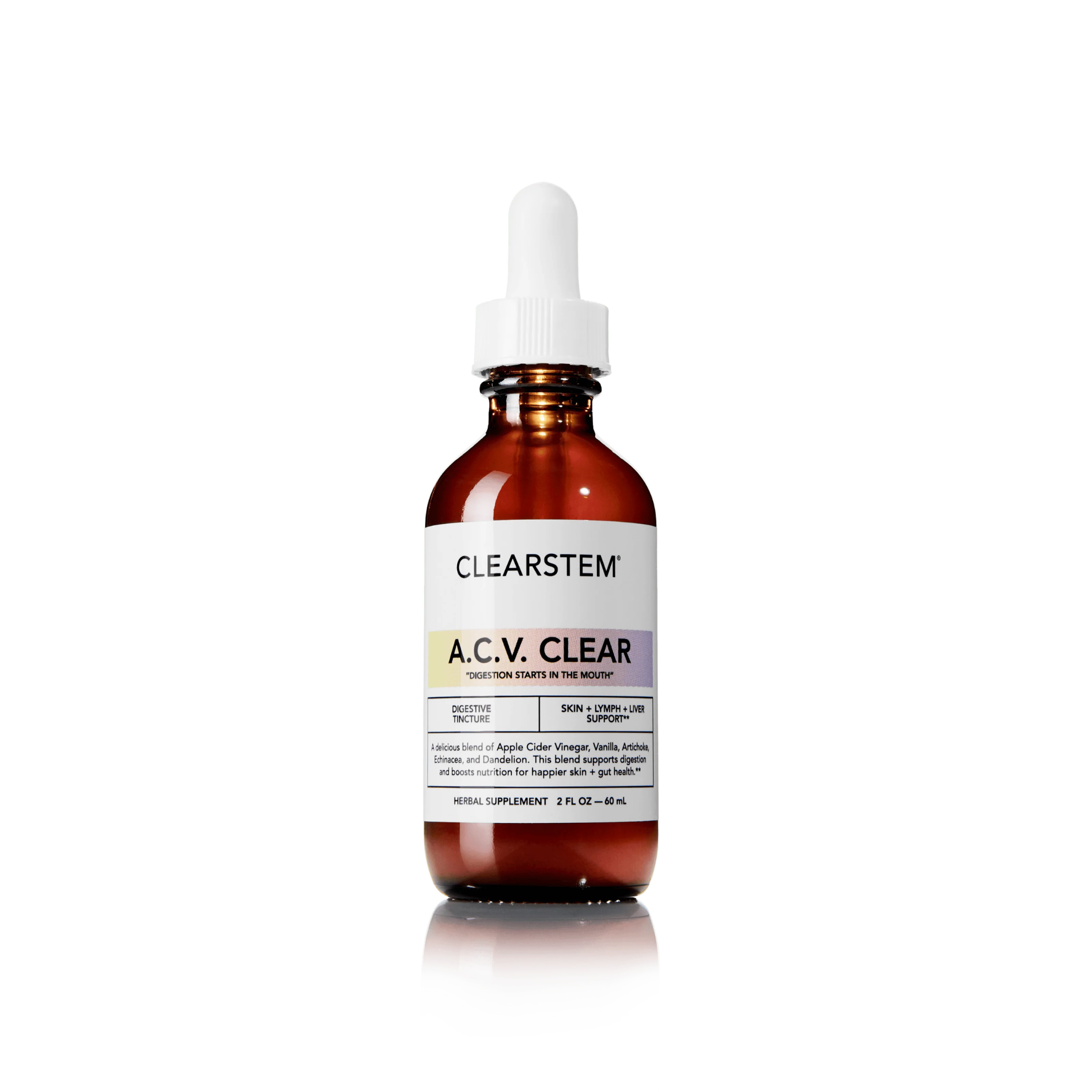 ACV (Apple Cider Vinegar) Digestive Bitters For Skin | CLEARSTEM Skincare