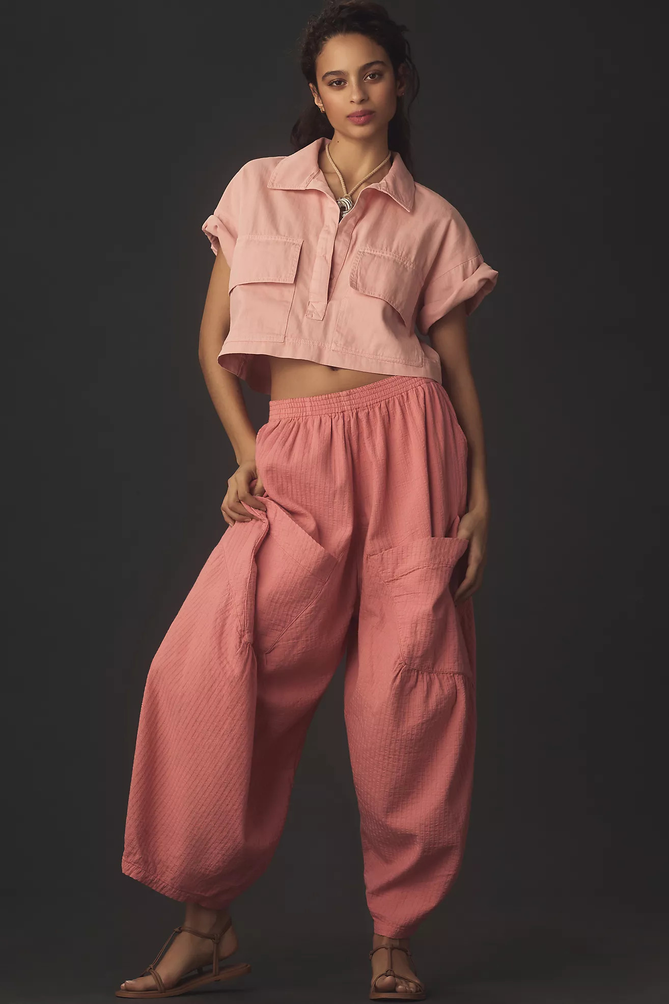 Pilcro Soft Barrel Pants | Anthropologie (US)