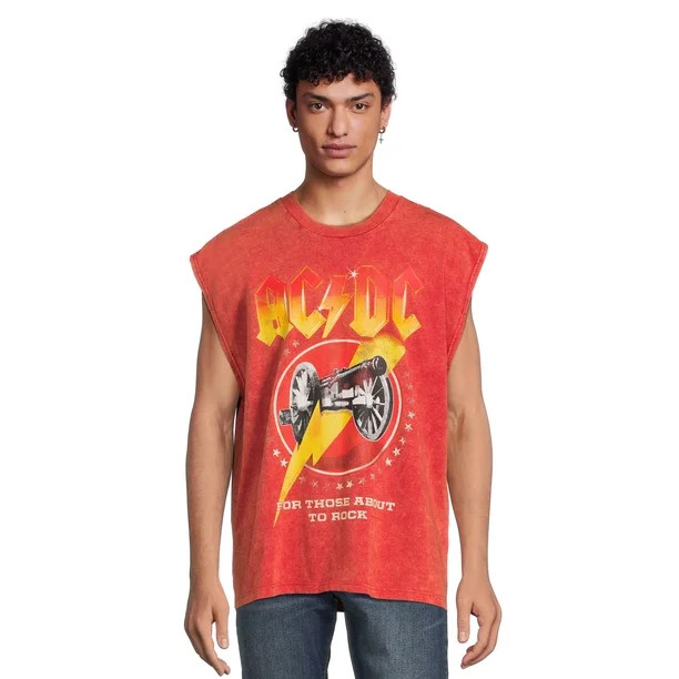 AC/DC Men’s Graphic Print Band Tank Top, Sizes S-3XL | Walmart (US)