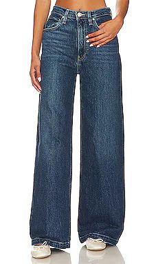 Hudson Jeans James High Rise Wide Leg in Naval from Revolve.com | Revolve Clothing (Global)
