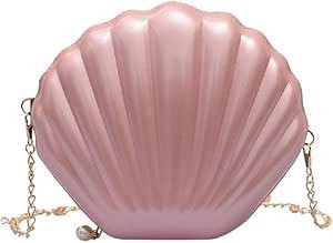 AIBEARTY Cute Seashell Shape Crossbody Purse Small Shoulder Bag with Chain for Women Little Girls | Amazon (US)