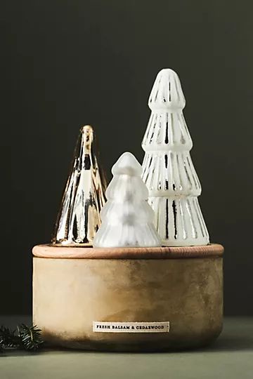 Glass Forest Candle | Anthropologie (US)