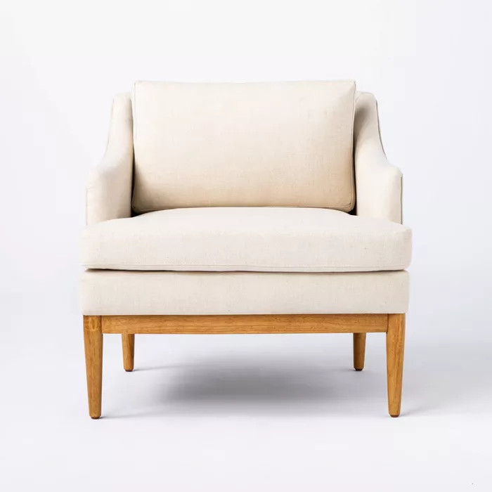 Howell Upholstered Accent Chair with Wood Base - Threshold™ designed with Studio McGee | Target