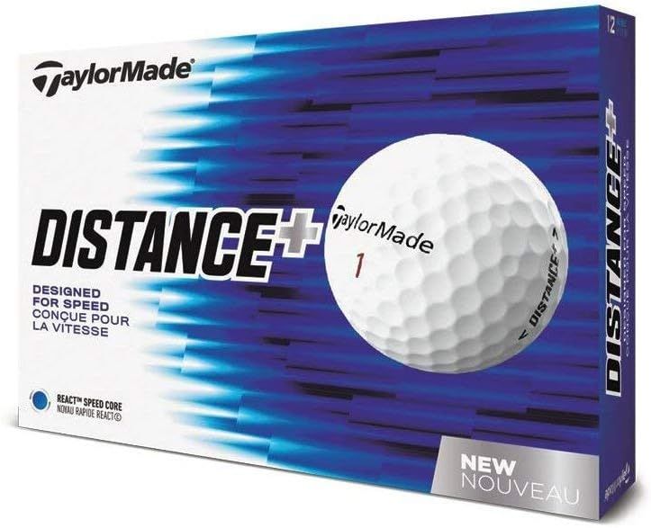 TaylorMade Distance Plus Golf Balls (One Dozen) | Amazon (US)