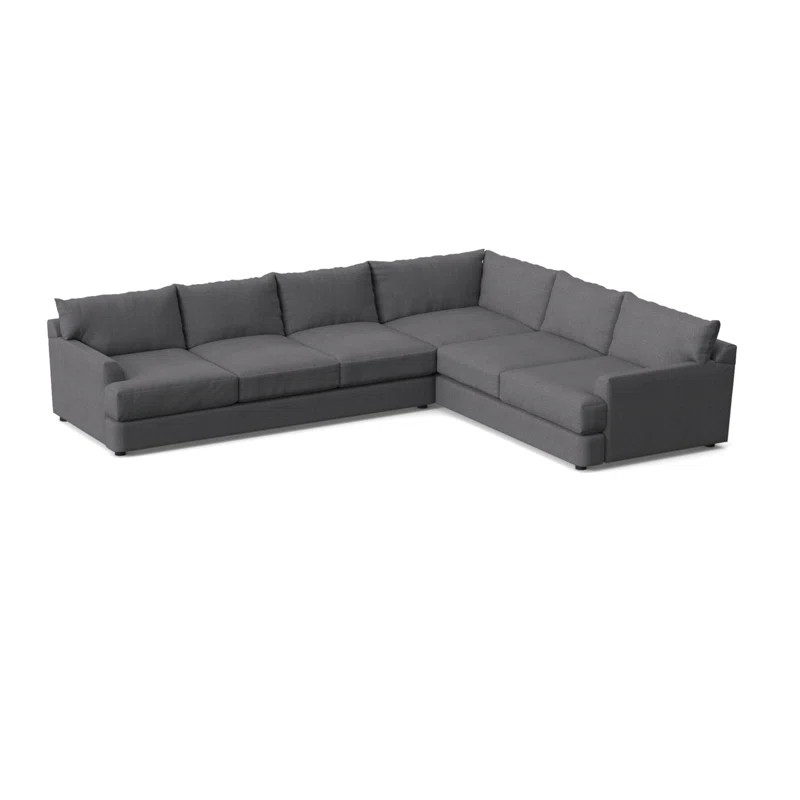 Findley 124" Wide Corner Sectional | Wayfair North America
