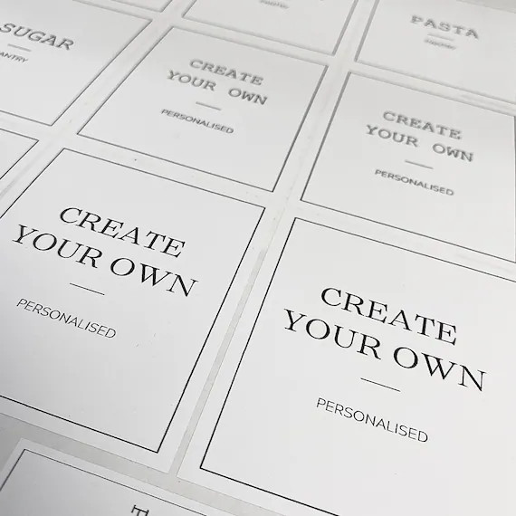Custom Minimalistic Labels For Organisation | Etsy (CAD)