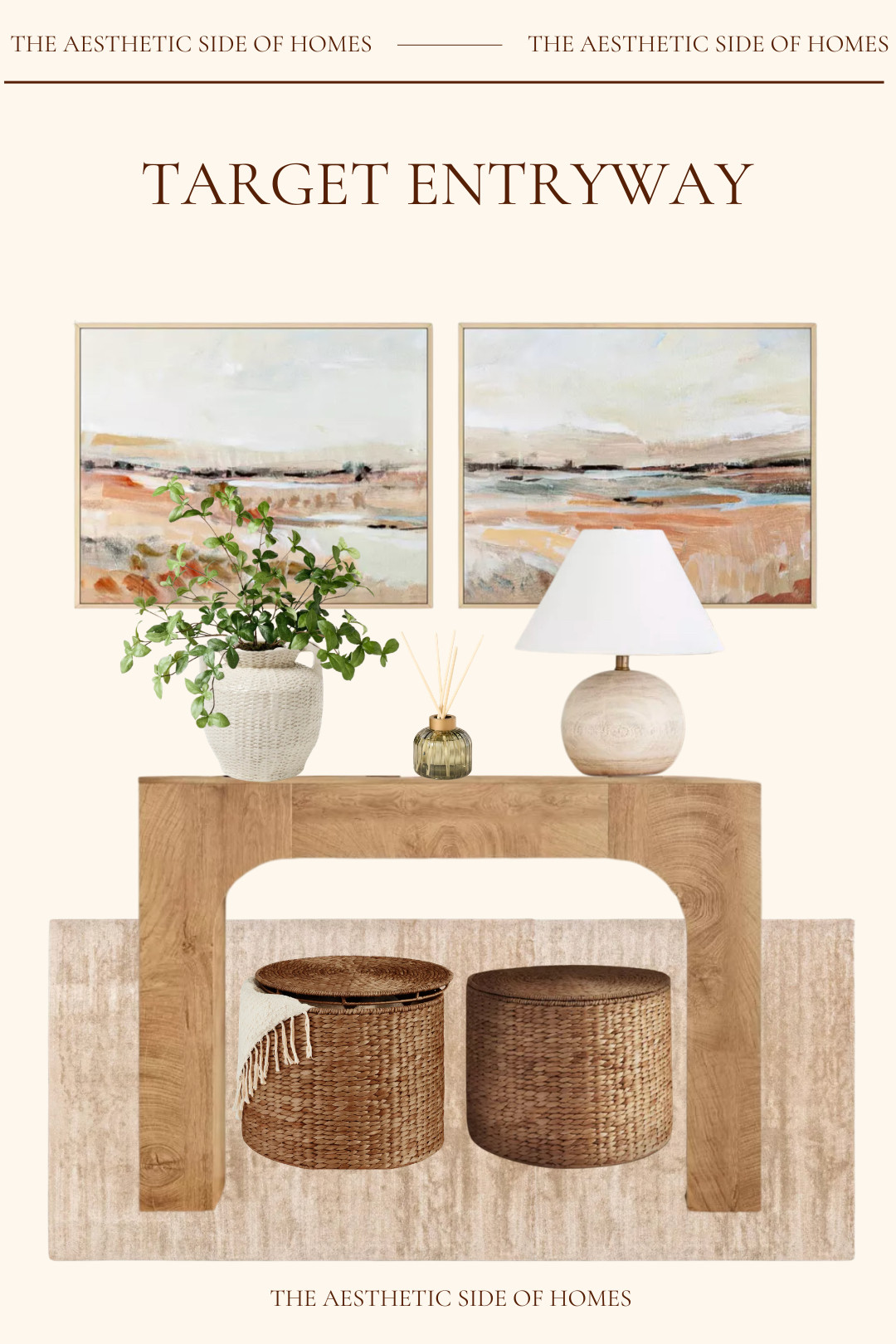 Grounding the home for spring with quiet neutrals and organic textures. Everything in this curated entryway is a Target find that feels intentional and elevated. 

 #LTKdayinmylife #LTKmomlife #LTKHome