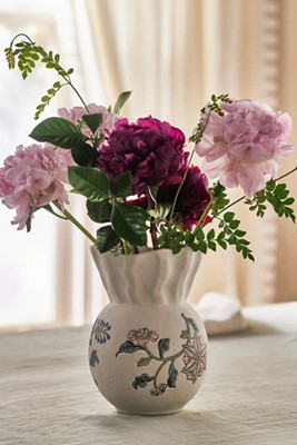 Mio Handpainted Stoneware Vase | Anthropologie (US)