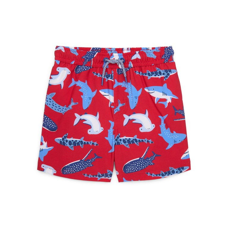 Wonder Nation Toddler Boy Quick Dry Swim Short, Sizes 12M-5T | Walmart (US)