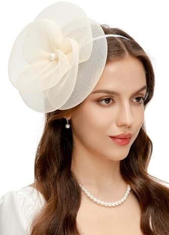 BABEYOND Fascinators Hats for Women - Tea Party Kentucky Hat Derby Headband Elegant Wedding Party... | Amazon (US)