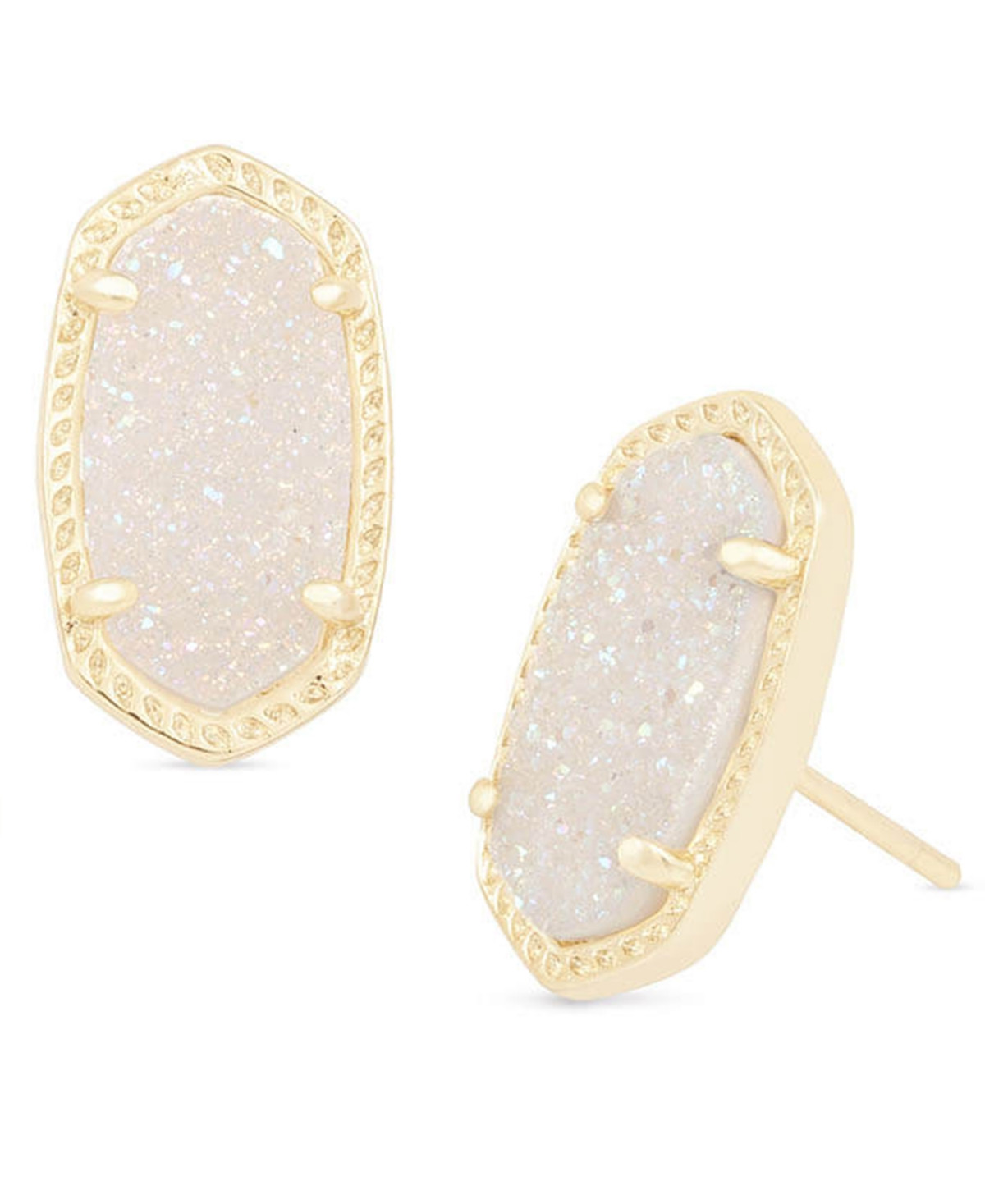 Kendra Scott Stone Stud Earrings - Iridescent Drusy | Macy's