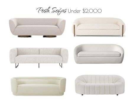 Curved sofas are making a comeback this season. Here are 6 stunning sofas under $2K for Labor Day. Curved, modern organic, sofa, settee, home office, ivory sofa, ivory chair, home office decor

#LTKcurves #LTKhome #LTKstyletip