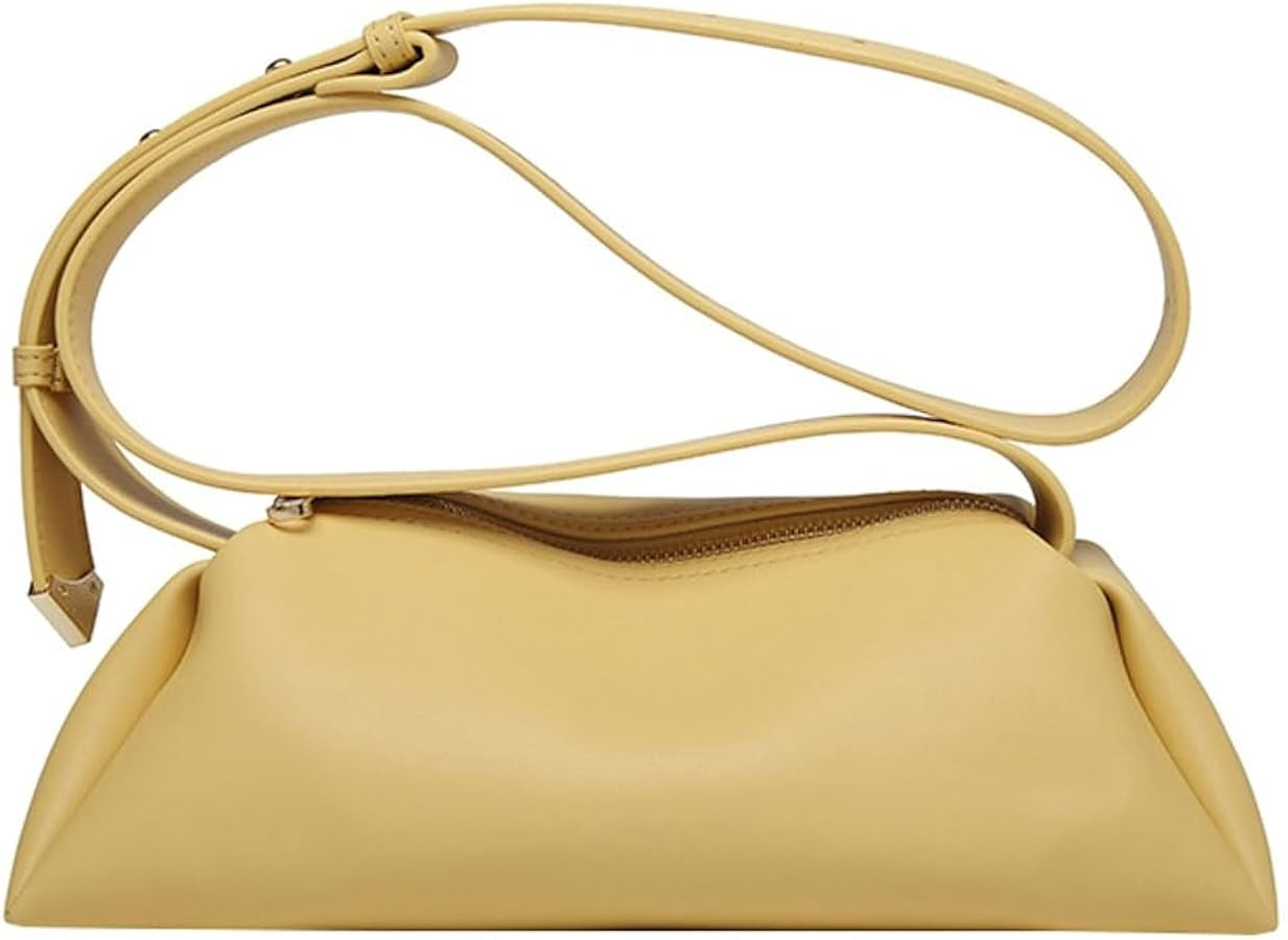 Womens Pillow Shoulder Crossbody Bags Soft Vegan Leather Tote Bag Small Purse Handbag Top Handle ... | Amazon (US)