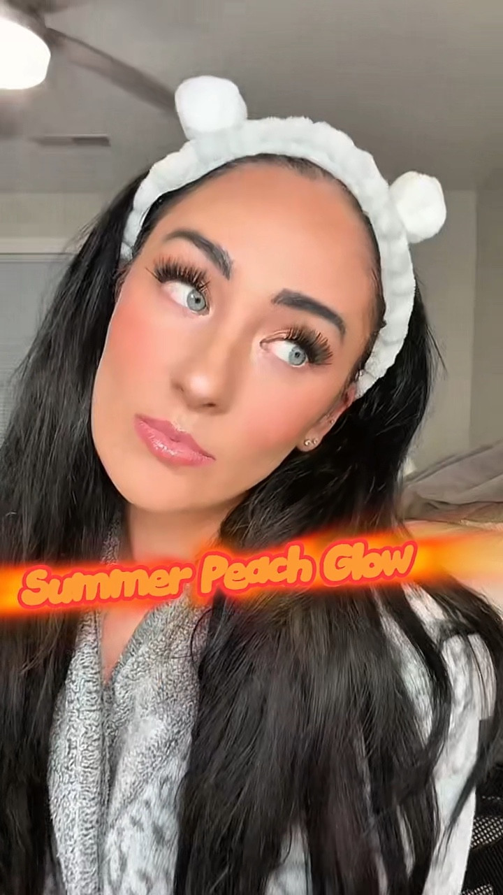 “Summer Peach Glow” as seen on my TikTok!! ☀️🍑☀️