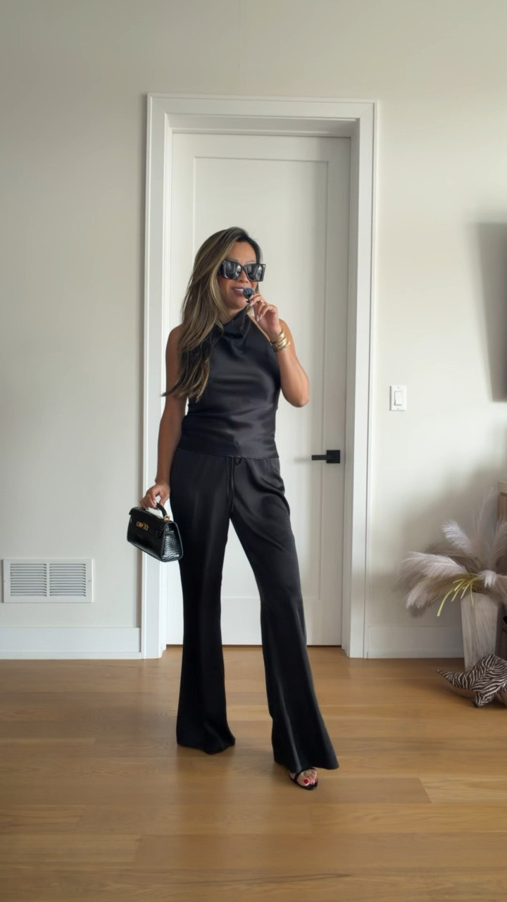 Zara satin set is so stunning and comfortable!

#LTKSeasonal #LTKOver40