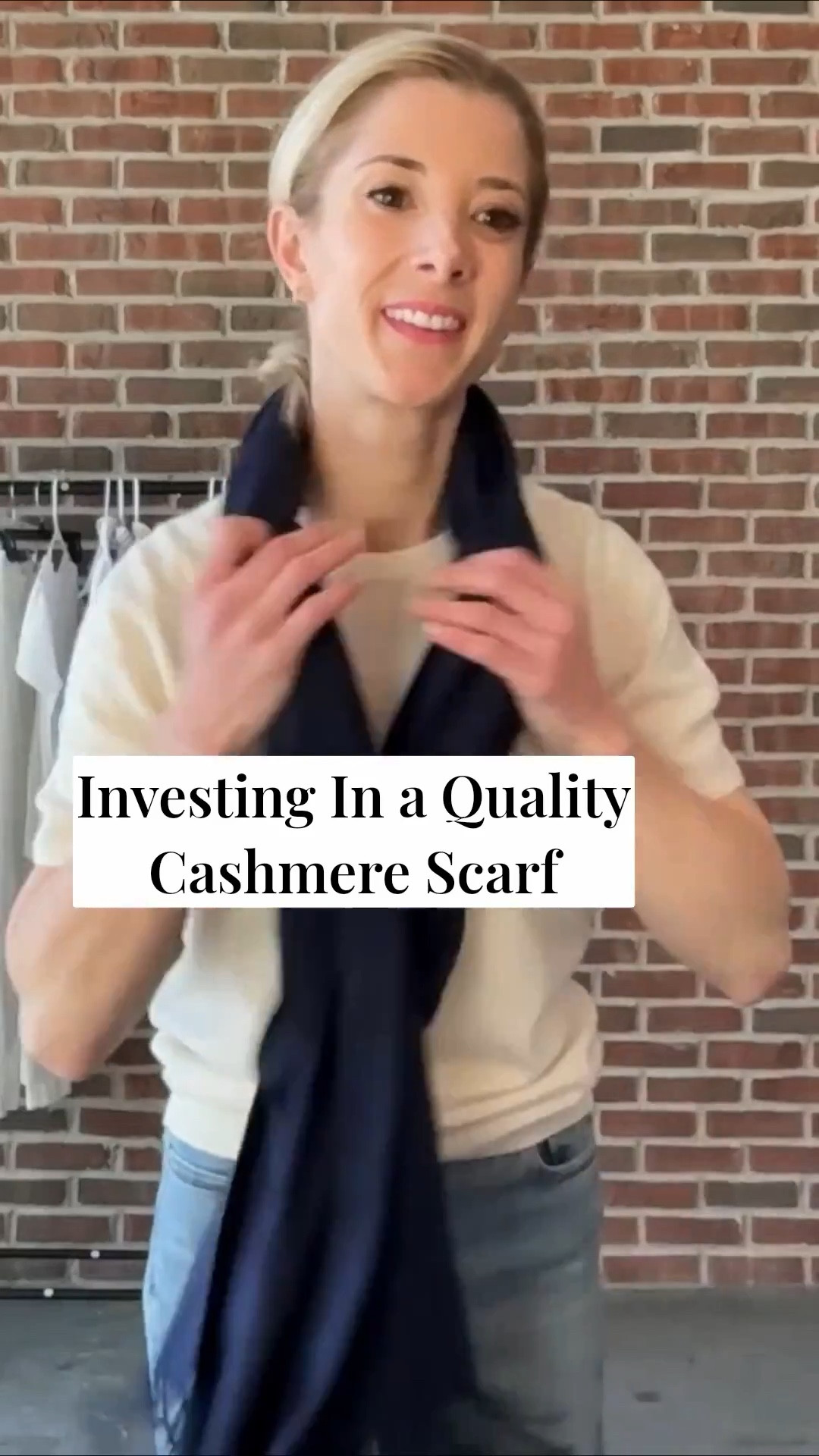 Choosing how to spend your money online shopping tips invest in a high quality cashmere scarf. Scarf style tips for women’s elevated casual chic LTK style tip LTK video for women LTK seasonal wardrobe staples 

#LTKstyletip #LTKVideo #LTKSeasonal