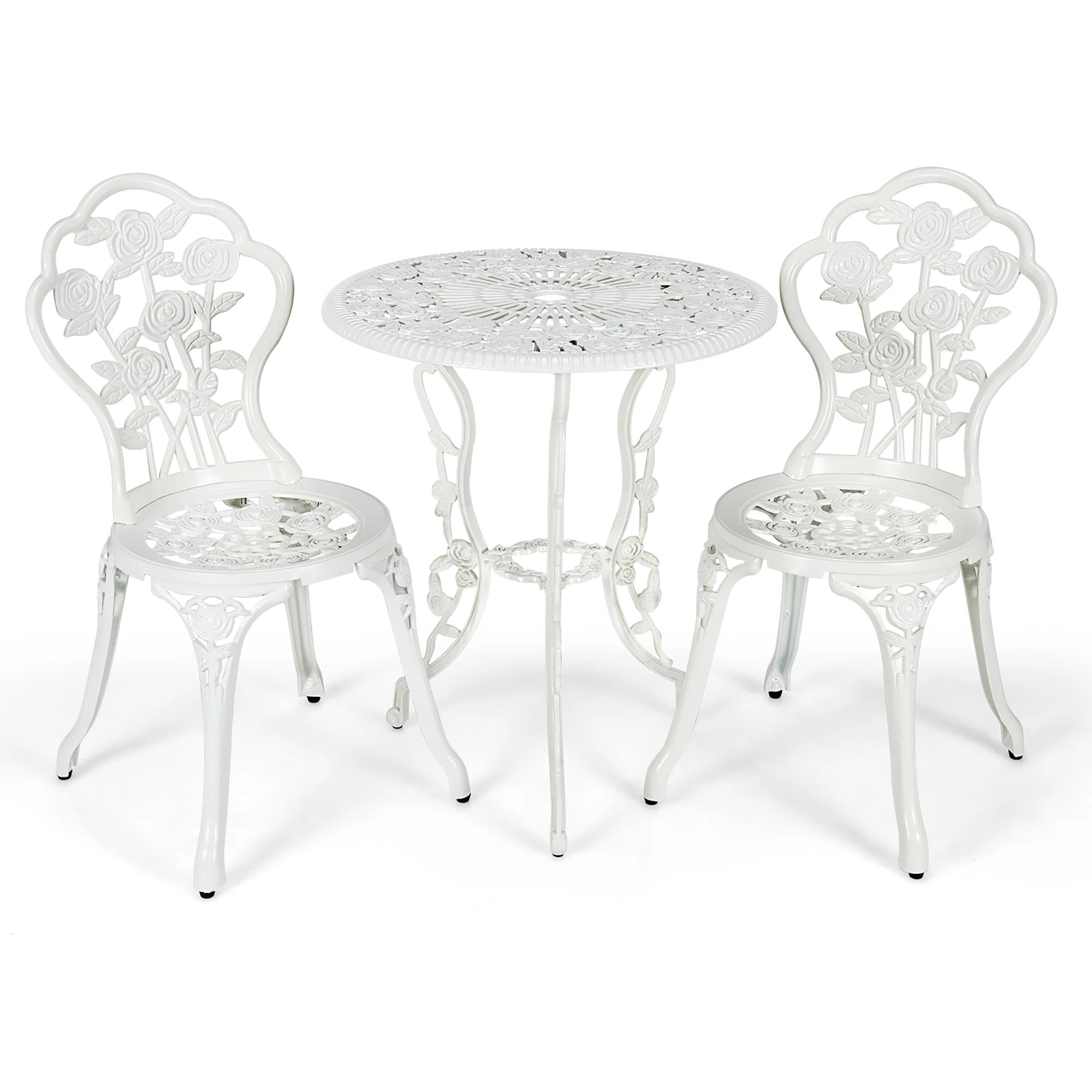 2 - Person Round Outdoor Dining Set | Wayfair North America