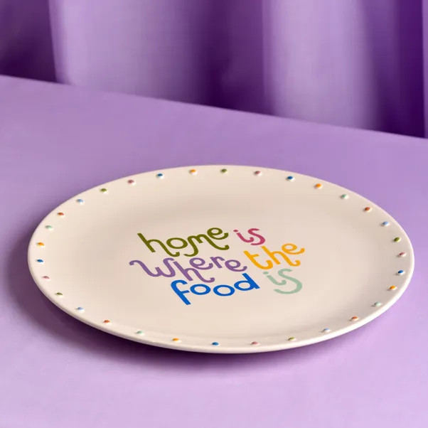 Raspberry Blossom Circle Platter | Dunelm (migrated)
