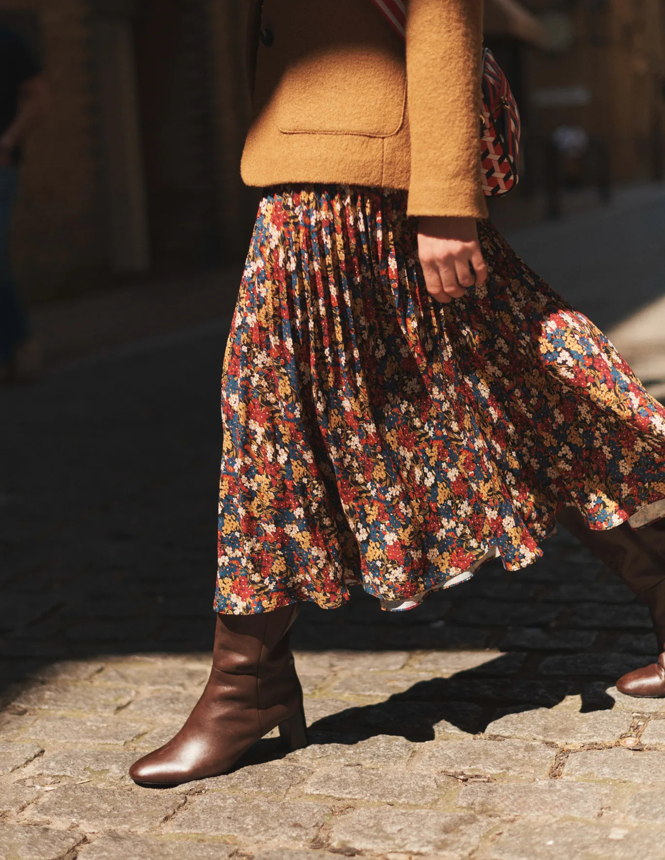 Pleated Midi Skirt | Boden (US)