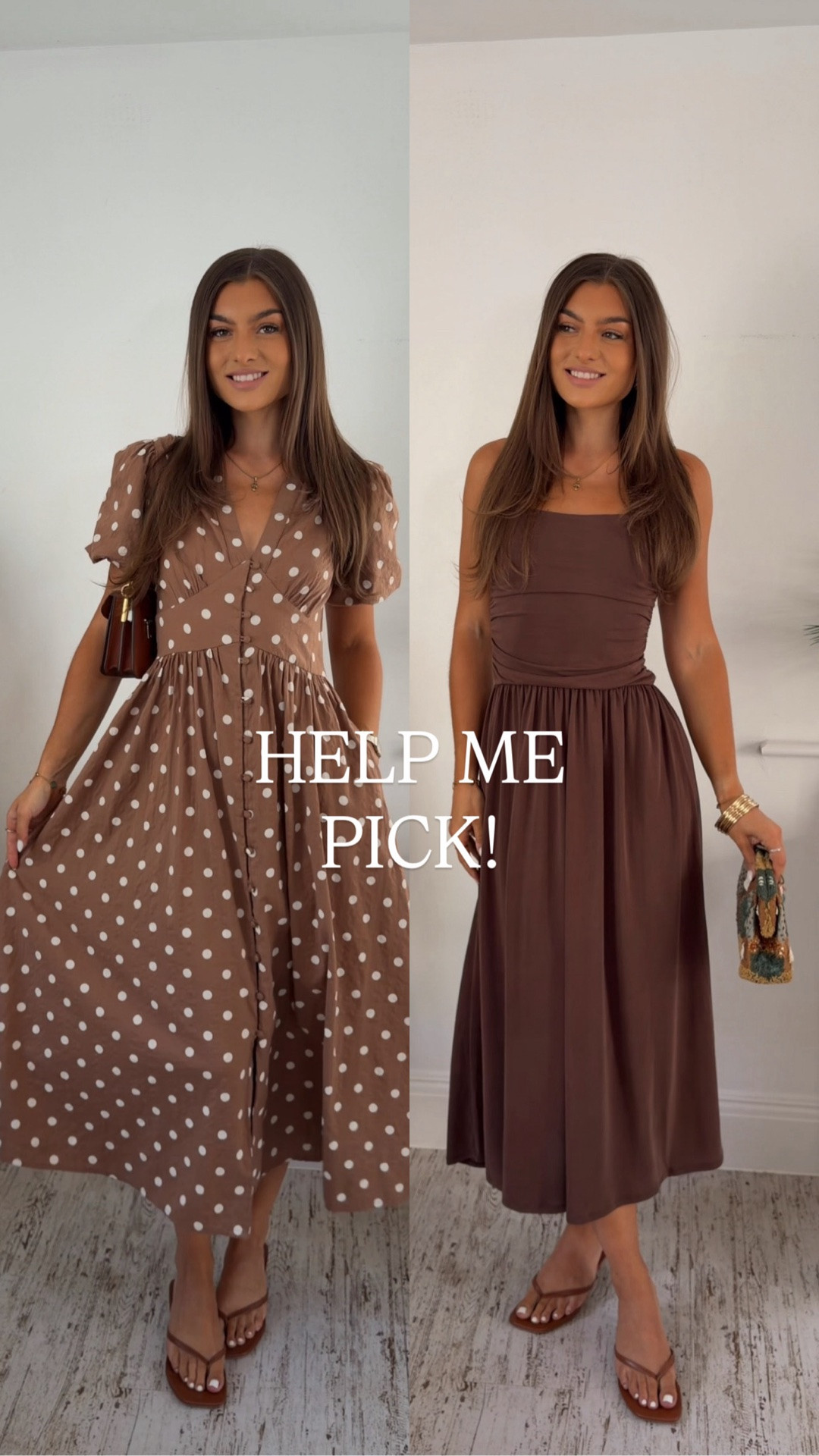 Am I crazy for preferring the plain one!? 🤎
Code SUMMER15 gets you 15% off these dresses woooo!!! 

Which dress should I wear this weekend? Let me know in the comments!

P.s isn’t that Giorgio Armani perfume to dieee for!!! 🤤

#LTKsummer #LTKuk #LTKdresses