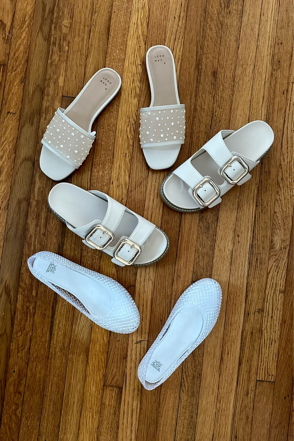 Target Spring Sandals

Jelly flats: run big - size down one size

Beaded sandals: fit TTS

Wide slip on sandals: fit oversized but I suggest going with your true size!

#LTKShoeCrush #LTKFindsUnder50 #LTKSeasonal