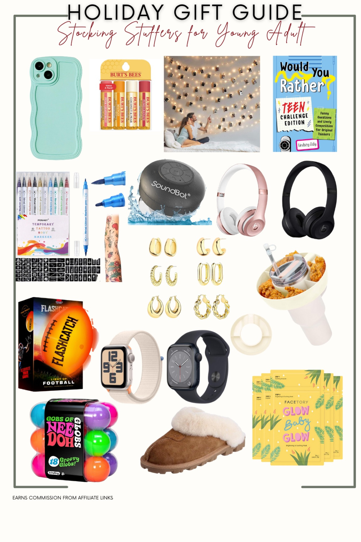 Young Adult Stocking Stuffers 

Headphones, Bose, football, earrings, Stanley, gift card, UGGs, I, phone, iPad, Apple Watch, stress, balls, games, picture, hanger,

#LTKCyberWeek #LTKkids #LTKGiftGuide