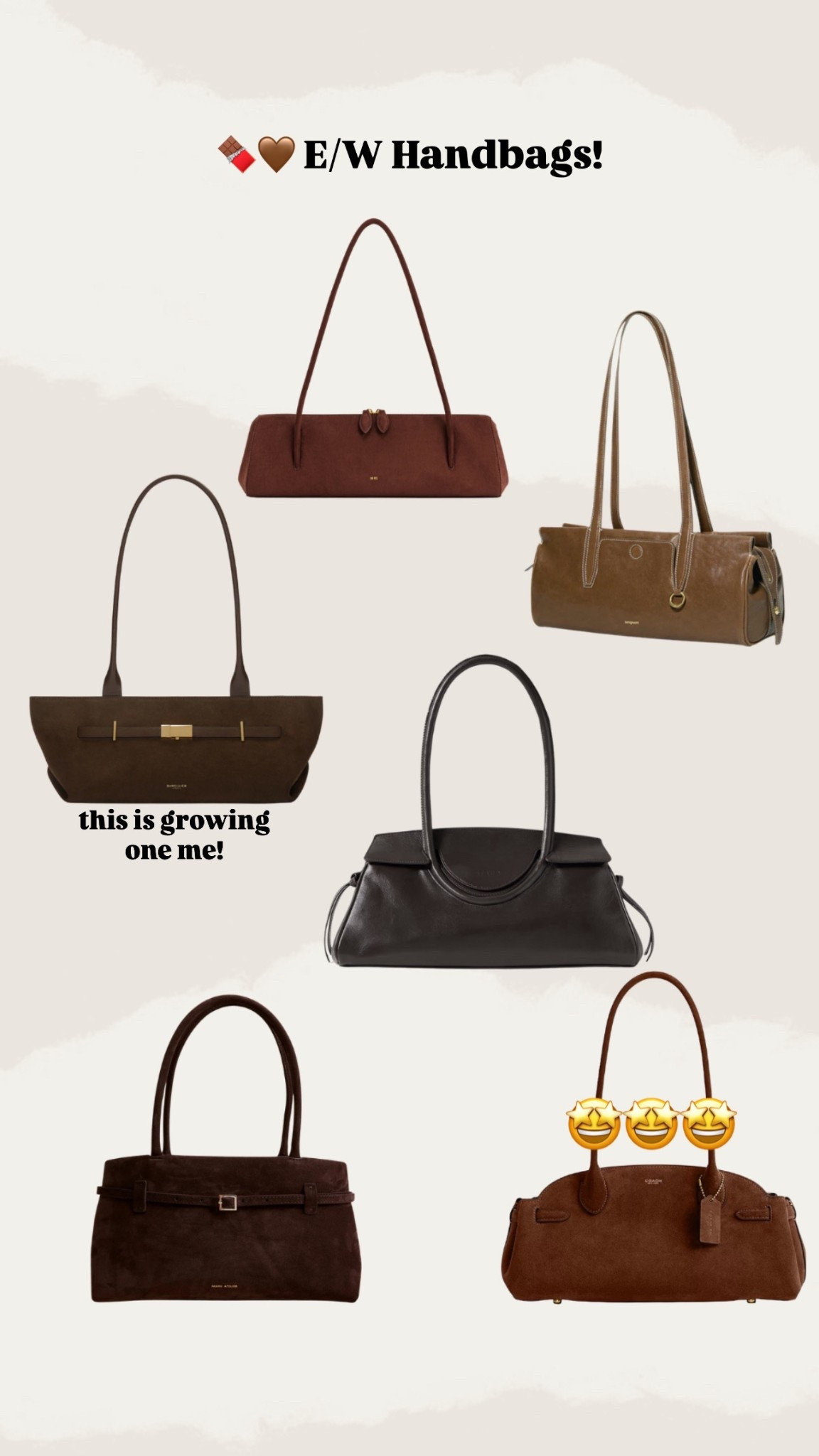 Chocolate Suede East West Handbags! 🤎

#LTKItBag #LTKSeasonal