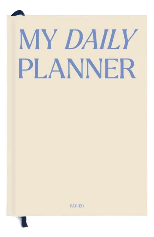 Papier Wonder Daily Planner in Cream/Blue at Nordstrom | Nordstrom
