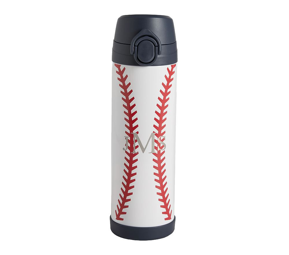 Mackenzie Baseball Water Bottle | Pottery Barn Kids
