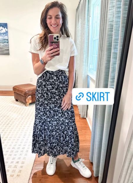 Love this floral maxi skirt from ABLE for these upcoming months - on sale from $140 to $105 with code NEWYEAR25 

#LTKstyletip #LTKsalealert #LTKSeasonal