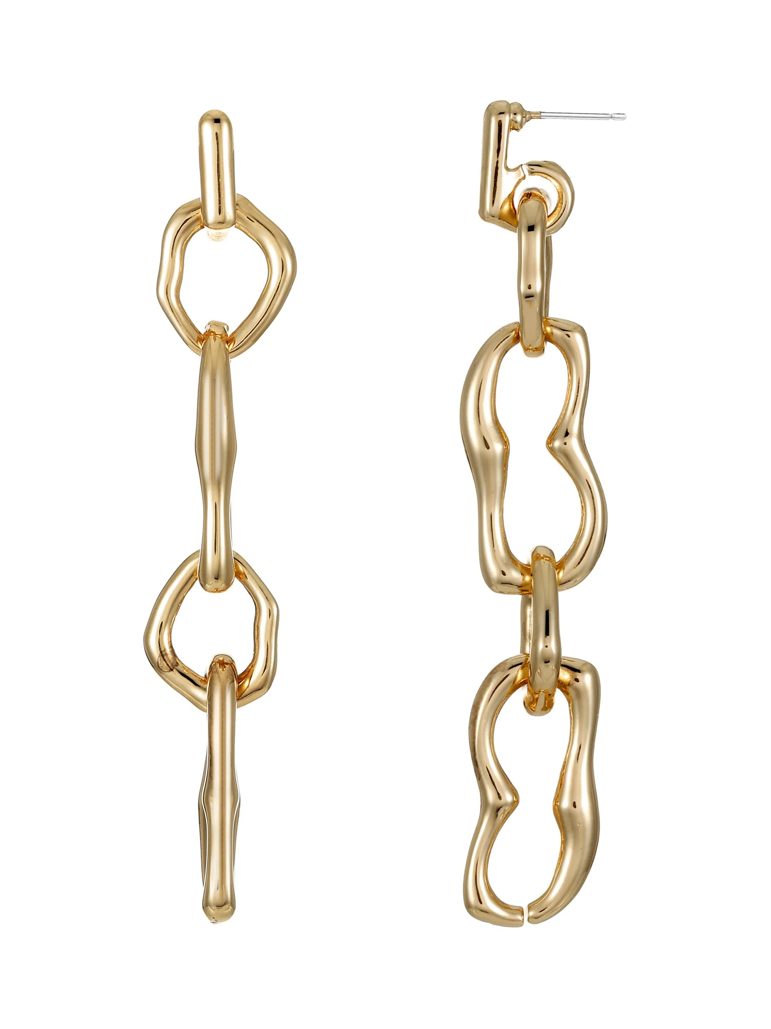 Time and Tru Gold Everyday Earring Set | Walmart (US)