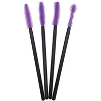 50 pcs Disposable Silicone Eyelash Brush Comb Mascara Wands Eye Lashes Extension Tool Professional | AliExpress UK