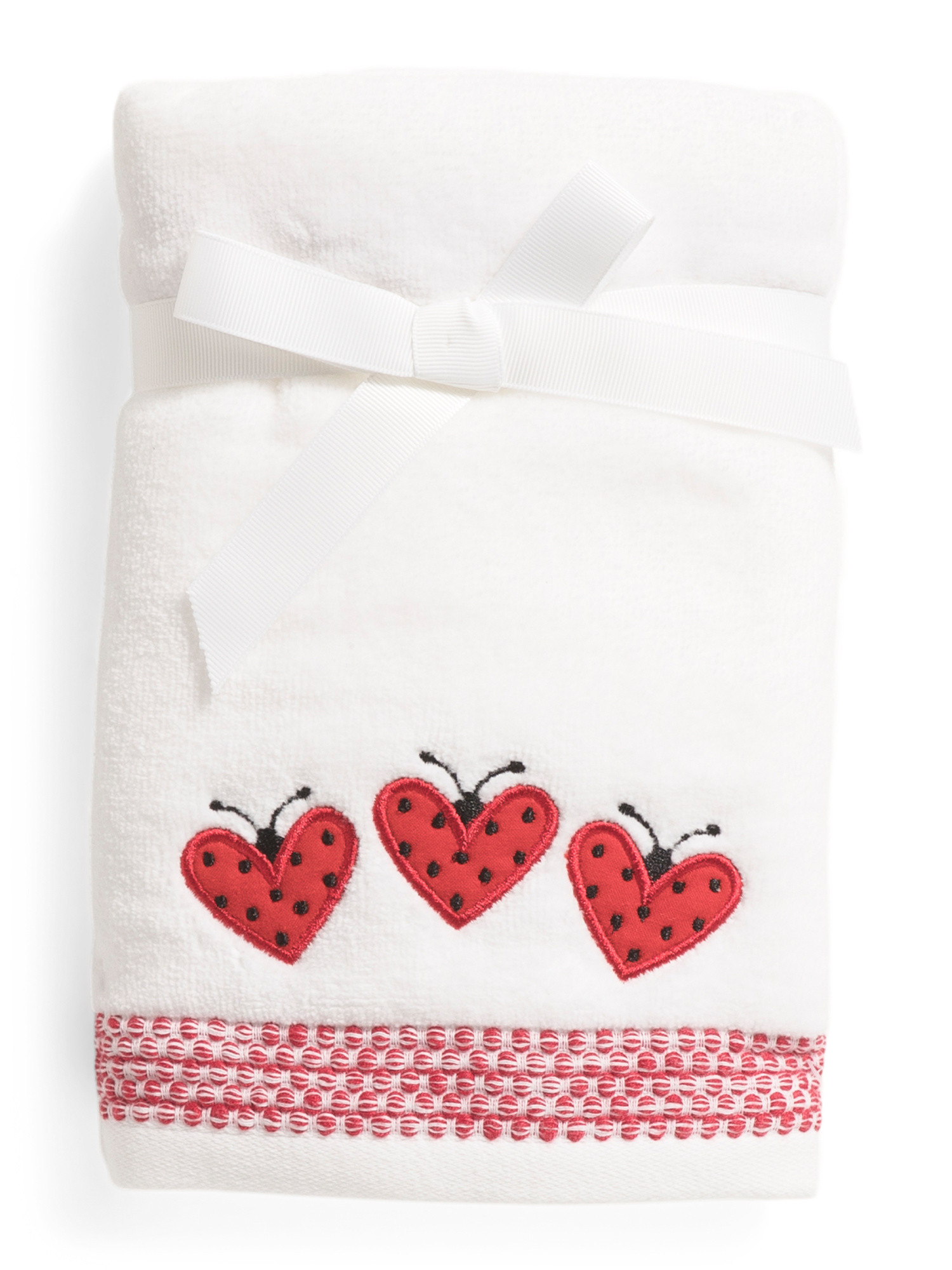 2pk Ladybug Hearts Hand Towels | Bed & Bath | Marshalls | Marshalls