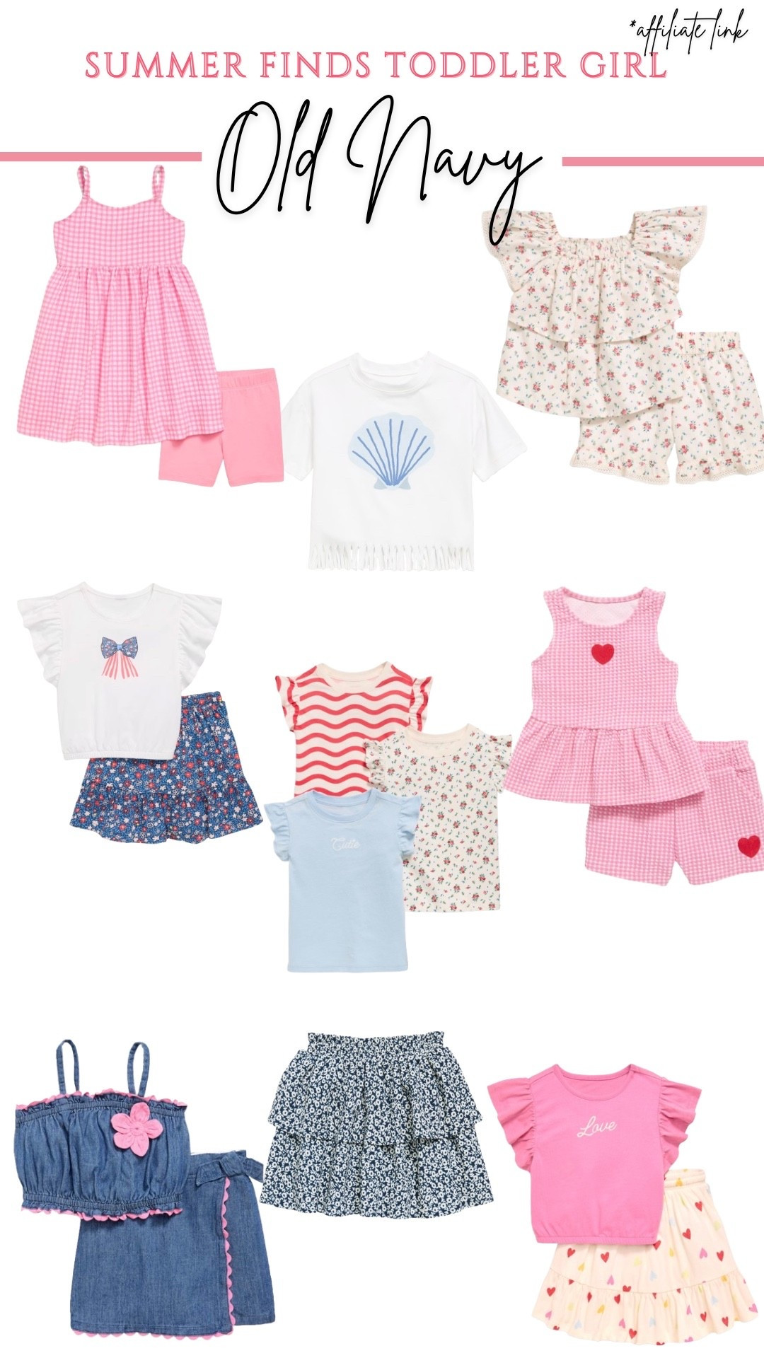 Summer outfits for the toddler girl from old navy!

#LTKKids #LTKmomlife #LTKBaby