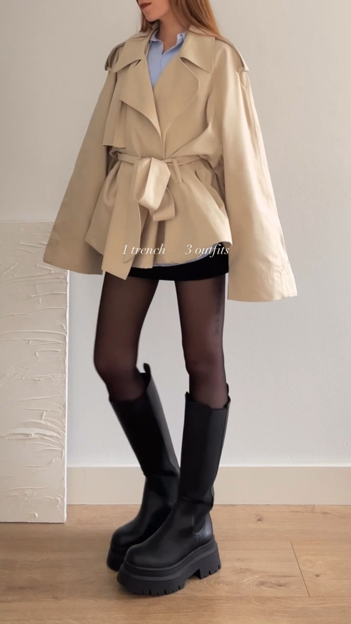 3 outfits with a cropped trench ✨ 
spring outfits / parisian inspired / short trench
(Trench is Zara but I’ve linked similars)

#LTKStyleTip #LTKPetite #LTKSeasonal