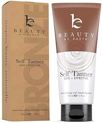 Self Tanner with Organic & Natural Ingredients, Tanning Lotion, Sunless Tanning Lotion for Darker... | Amazon (US)