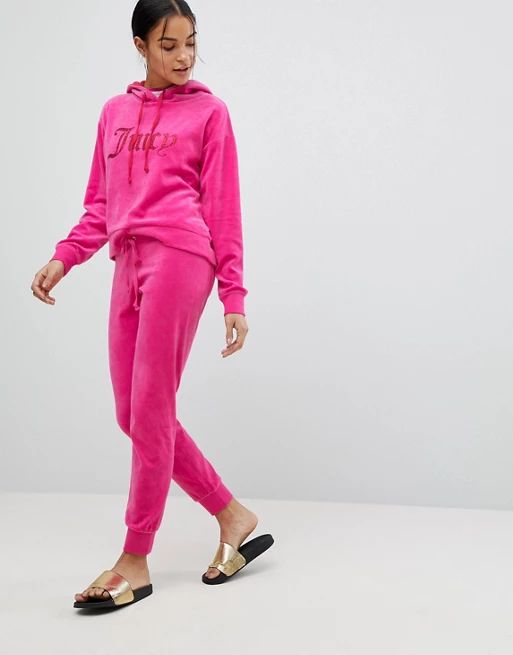 Juicy Couture Black Label Velour Trackpant | ASOS UK