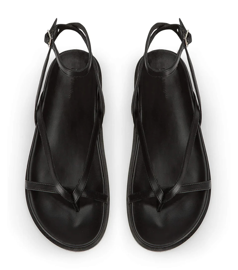Lucie Black Nappa Sandals | Sandals | Tony Bianco USA | Tony Bianco US