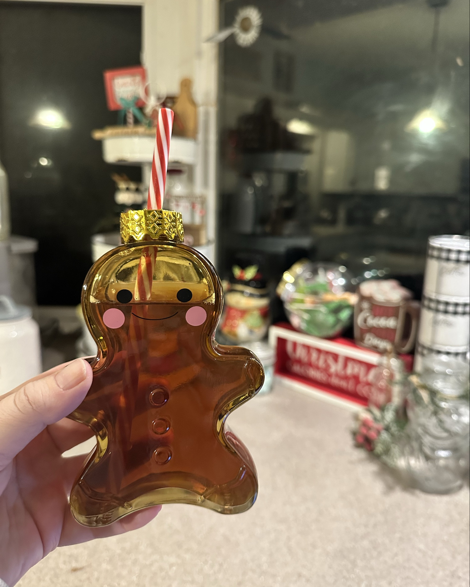 My daughter and I grabbed some of the adorable Aldi Christmas glassware straw cups today. They are only $5 and so pretty. 😍 

#LTKSeasonal #LTKHoliday #LTKHome