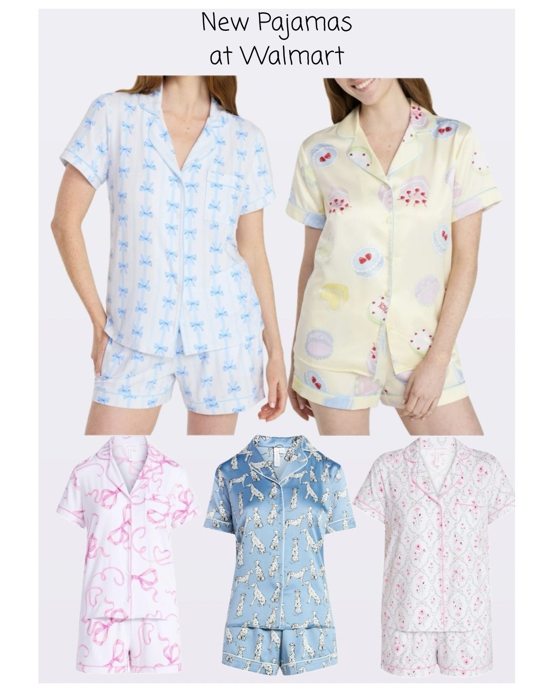 New women’s pajamas from Walmart 🎀

#LTKFindsUnder50