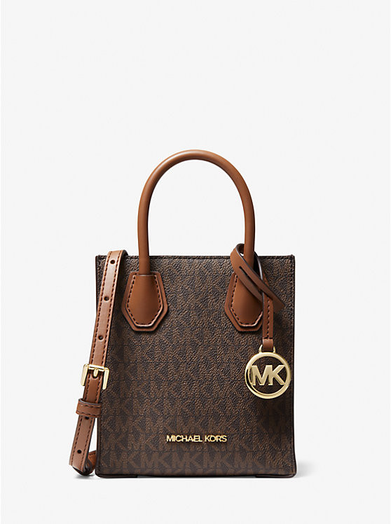 Mercer Extra-Small Logo and Leather Crossbody Bag | Michael Kors CA