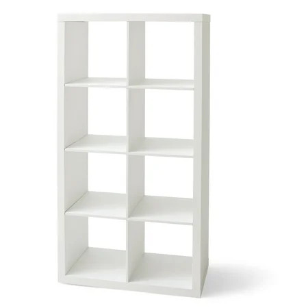 Better Homes & Gardens 8-Cube Storage Organizer White Texture | Walmart (US)